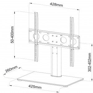 Ministolik/stojak + uchwyt do TV 32-55 cali 40 kg SD-33