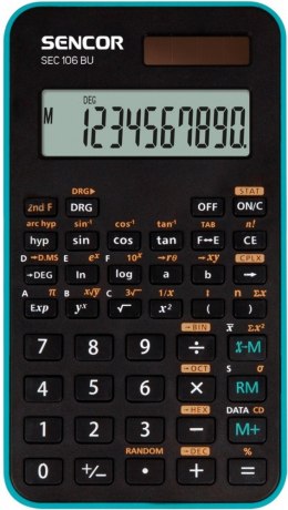 Kalkulator szkolno - naukowy SEC 106 BU 10 cyfr 56 funkcji