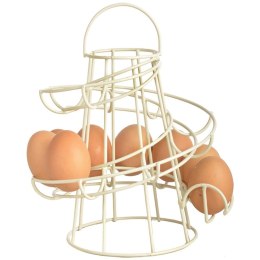 Metalowy ozdobny stojak na jajka