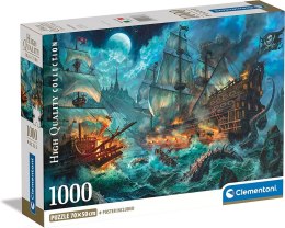 Puzzle 1000 elementów Compact Bitwa piratów