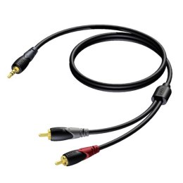 Kabel 3,5 mm Jack Męski Stereo - 2x RCA/Cinch Męski 3 m - CLA711/3