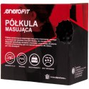 PÓŁKULA SENSORYCZNA DO MASAŻU Z KOLCAMI CZARNA ENERO FIT