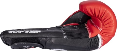 Rękawice bokserskie TOP TEN RTT-4Select czerwono-czarne
