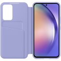 Etui pokrowiec z klapką okienkiem portfel na kartę Galaxy A54 5G Smart View Wallet niebieskie