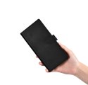 Etui skórzany pokrowiec portfel do Samsung Galaxy S23 Ultra Wallet Case czarne