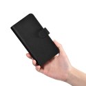 Etui skórzany pokrowiec portfel do Samsung Galaxy S23+ Wallet Case czarne