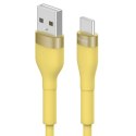 Kabel przewód USB-A - USB-C 480Mb/s 12W 2m żółty