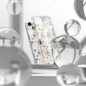 Pancerne etui pokrowiec z żelową ramką iPhone 14 Plus Fusion Design Dry Flowers przezroczysty