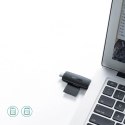 Adapter 2 wtyczki USB-A i USB-C czytnik kart SD i micro SD czarny