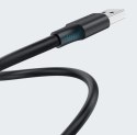 Kabel przewód USB - USB 2.0 1m czarny