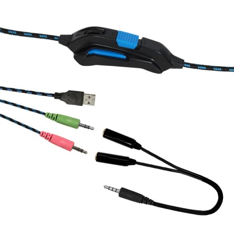 SŁUCHAWKI GAMINGOWE FLASH podświetlane (ver 2023)