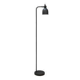 Lampa podłogowa czarna Loft 129 cm Lampa podłoga w kolorze czarnym o wysokości 129 cm, wykonana z metalu