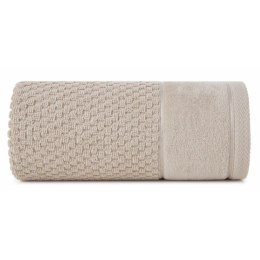 Mięsisty ręcznik FRIDA 70x140 beżowy Miękki, jednolity kolorystycznie ręcznik bawełniany o dużej gramaturze