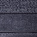 Mięsisty ręcznik FRIDA 70x140 grafitowy Miękki, jednolity kolorystycznie ręcznik bawełniany o dużej gramaturze
