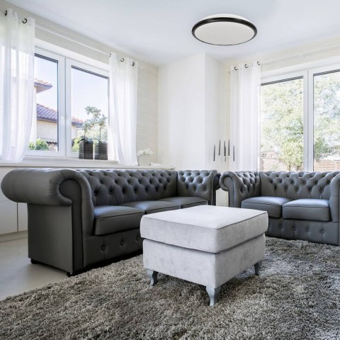 Plafon TERMA czarny 24W LED IP44 36 cm