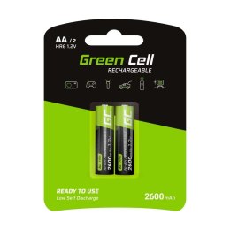 Baterie GREEN CELL NiMH AA 2600mAh 2 szt. GR05