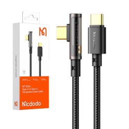 Kabel kątowy Prism USB-C do USB-C Mcdodo CA-3400, 100W, 1.2m (czarny)