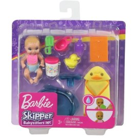 Lalka Barbie Skipper dziecko + akcesoria Kogucik