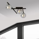 Nowoczesna lampa SMART 3 BLACK/GRAFITEfektowna lampa sufitowa, nowoczesna, loftowa, w kolorze czarnym z grafitowym kloszem, idea