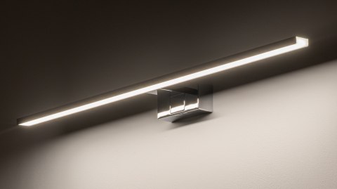 Kinkiet nad lustro CEZANNE LED L chrom 3000K