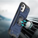 Etui pancerny pokrowiec do iPhone 14 Plus uchwyt magnetyczny Ring Armor niebieski