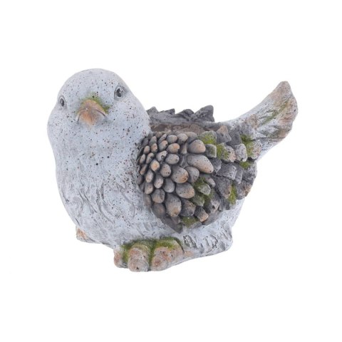 Donica kamienna ogrodowa Ptak Ciężka, masywna doniczka w kształcie figurki ptaka, do ogrodu, na taras, balkon o wymiarach: 25x33
