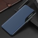 Etui pokrowiec do Samsung S24 Ultra z klapką i podstawką Eco Leather View Case niebieskie