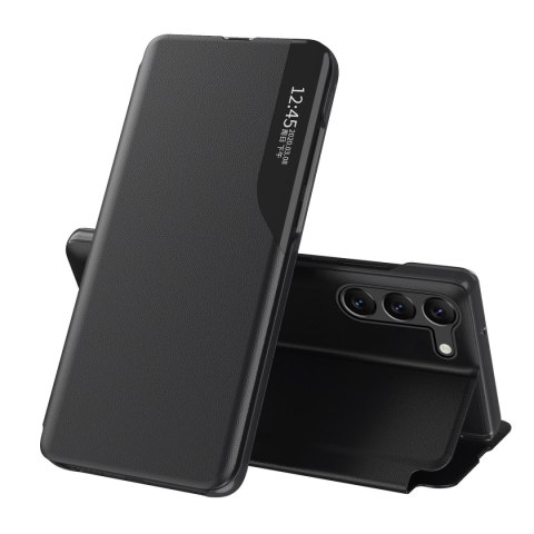 Etui pokrowiec do Samsung S24+ z klapką i podstawką Eco Leather View Case czarne
