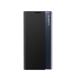 Etui pokrowiec do Samsung S24+ z magnetyczą klapką New Sleep View Case czarne