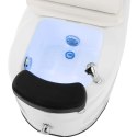 Fotel podologiczny do pedicure z masażem i brodzikiem elektryczny 105 W - biały