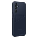 Oryginalne etui do Samsung Galaxy A15 / A15 5G z kieszenią na karty czarno-niebieskie