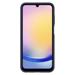 Oryginalne etui do Samsung Galaxy A25 5G z kieszenią na karty czarno-niebieskie