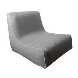 Fotel ogrodowy 70x90x70 cm srebrny