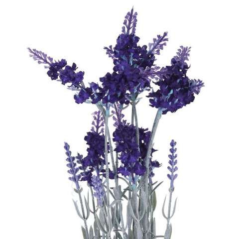 Sztuczna roślina Lawenda fioletowa Wykonany z tworzywa sztucznego, dekoracyjny kwiat sztuczny w donicy o wysokości 40 cm