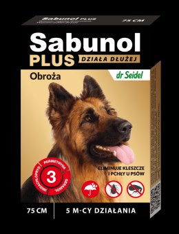 SABUNOL PLUS obroża przeciw pchłom i kleszczom dla psa 75cm