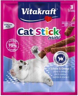 VITAKRAFT CAT STICK MINI flądra i omega3 przysmak dla kota 3szt