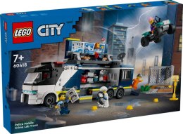 LEGO 60418 City - Policyjna ciężarówka z laboratorium kryminalnym