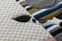 Dywan TINIES ZOO kolor kremowy 200x290 Hakano - RUG/LU/TINIES/ZOO/CREAM+GREY/200x290