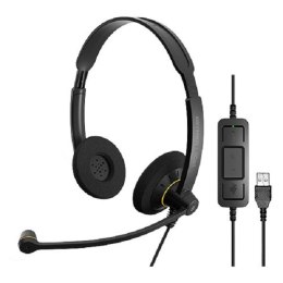 Słuchawki z mikrofonem SENNHEISER SC 60 USB ML Czarny