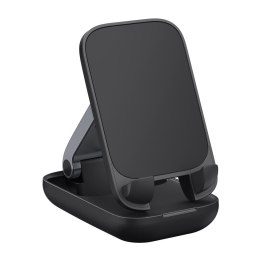 Regulowany stojak podstawka na telefon Seashell Series czarny
