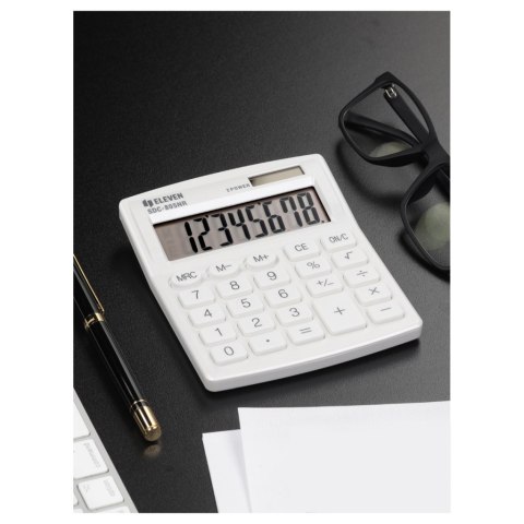 ELEVEN kalkulator biurowy SDC805NRWHE biały odcień perłowy