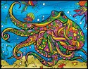 Kolorowanka Welwetowa 47x35 Ośmiornica
