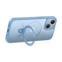 Etui Torras Ostand Matte do iPhone 15 (niebieski navy)