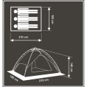 NAMIOT 3 OSOBOWY AUTOMATYCZNY 2W1 HOLIDAY 210x180x140CM ENERO CAMP