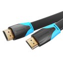 Płaski kabel HDMI Vention VAA-B02-L300 3m 4K 60Hz (Czarny)