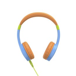 Słuchawki z mikrofonem Douszne HAMA Kids Guard Niebieskie (1.2m /3.5 mm minijack wtyk/Niebieski)