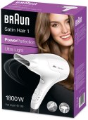 Suszarka do włosów BRAUN HD 180 (1800W /Biały )