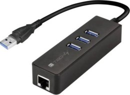 Hub USB TECHLY IDATA-USB-ETGIGA-3U2