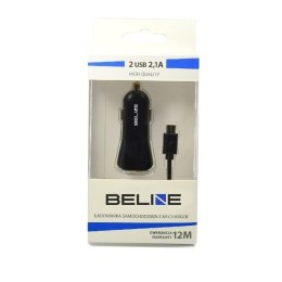 Ładowarka BELINE 2x USB 2.0 Czarny Beli0004