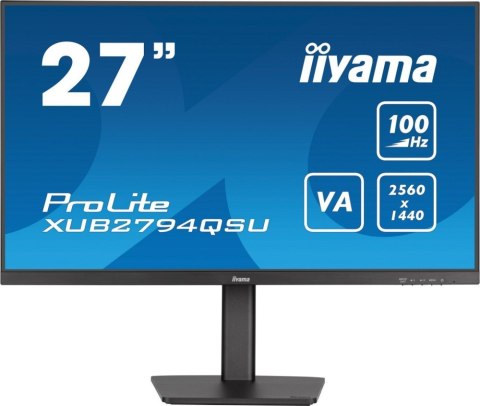 Monitor IIYAMA XUB2794QSU-B6 (27" /100Hz /2560 x 1440 /Czarny)